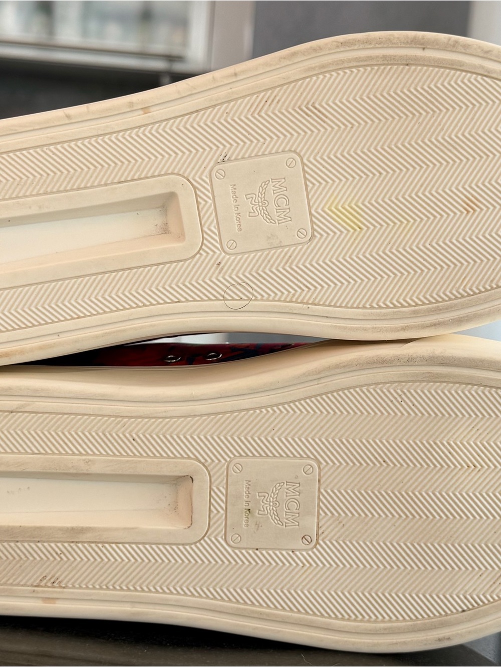 MCM Pink Multi-Color Platform Sneakers - Picture 11 of 11